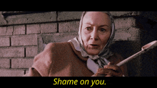 Aunt May Shame On You GIF