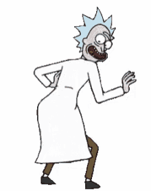 rick and morty happy dance happy excited dance move