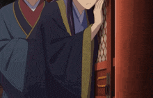 a man and a woman are standing next to each other and the man is asking what 's going on in there