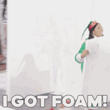 I Got Foam Foam GIF - I Got Foam Foam Running GIFs