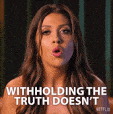 Withholding The Truth Doesn'T Make You A Liar Julie GIF - Withholding The Truth Doesn'T Make You A Liar Julie The Trust A Game Of Greed GIFs