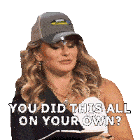 You Did This All On Your Own Michele Romanow Sticker - You Did This All On Your Own Michele Romanow Dragons' Den Stickers