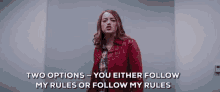 La La Land Emma Stone GIF - La La Land Emma Stone My Rules GIFs