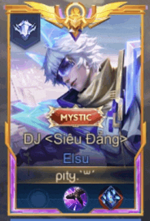 a screenshot of a video game with a character named dj