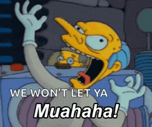 The Simpsons Mr Burns GIF - The Simpsons Mr Burns Muahahaha GIFs