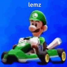 Luigi Lemz GIF - Luigi Lemz Mario Kart GIFs