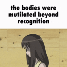Osaka Azumanga Daioh GIF - Osaka Azumanga Daioh The Bodies Were Mutilated Beyond Recognition GIFs
