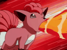 Pokemon Vulpix GIF - Pokemon Vulpix Flamethrower GIFs