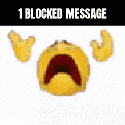 Youlostman 1blocked Message GIF - Youlostman 1Blocked Message Whg -  Discover & Share GIFs