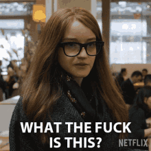 What The Fuck Is This Anna Delvey GIF - What The Fuck Is This Anna Delvey Julia Garner GIFs