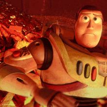 a close up of buzz lightyear from the movie toy story 3