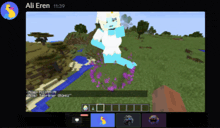 a screenshot of a video game with the name ali eren at the bottom