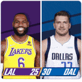 Los Angeles Lakers (25) Vs. Dallas Mavericks (30) First-second Period Break GIF - Nba Basketball Nba 2021 GIFs