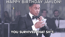 You Survived That Shit Grooms Men GIF - You Survived That Shit Grooms Men Friends Wedding Message GIFs