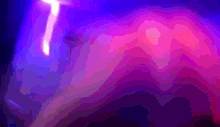 a purple and pink background with a white light