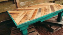 Refinish A Coffee Table, Really Cool! GIF