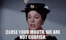 Mary Poppins Codfish GIF - Mary Poppins Codfish Michael GIFs