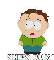 Shes Busy Scott Malkinson Sticker - Shes Busy Scott Malkinson South Park Stickers