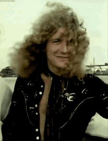 Led Zeppelin Smile GIF - Led Zeppelin Smile Robert Plant GIFs