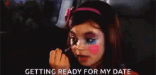 Getting Ready For My Date Glam GIF - Getting Ready For My Date Glam Makeup GIFs