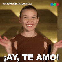 Ay Te Amo Delfina Gayoso GIF - Ay Te Amo Delfina Gayoso Masterchef Argentina GIFs