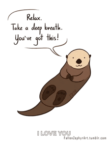 Otter Relax GIF