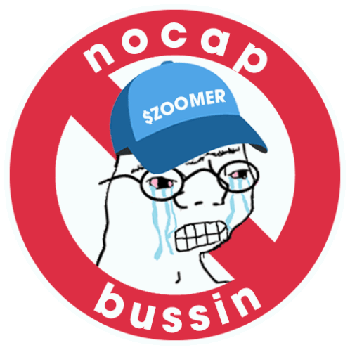 No Cap Ong Sticker - No Cap Ong Bussin Stickers