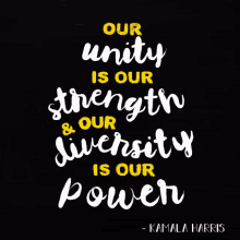 Kamala Harris Unity GIF - Kamala Harris Unity Strength GIFs