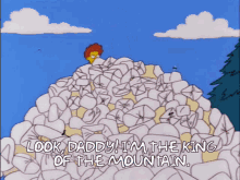 The Simpsons Rod Flanders GIF - The Simpsons Rod Flanders King Of The Mountain GIFs
