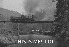 Trainwreck Train GIF