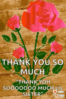 thank you sparkles flowers