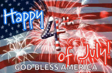 God Bless America Happy4th Of July GIF - God Bless America Happy4th Of July July4 GIFs
