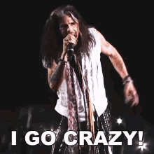 I Go Crazy Steven Tyler GIF - I Go Crazy Steven Tyler Aerosmith GIFs