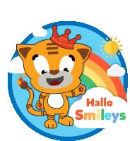 Hallo Smileys Toys Kingdom Sticker - Hallo Smileys Toys Kingdom Halo Stickers