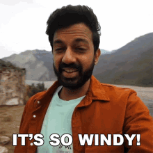 Its So Windy Faisal Khan GIF - Its So Windy Faisal Khan Its Really Windy GIFs