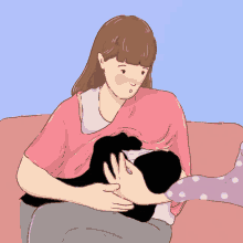 Baby Mother GIF - Baby Mother Carry The Baby GIFs