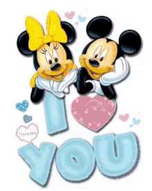 I Love You Mickey Mouse GIF - I Love You Mickey Mouse Minnie Mouse GIFs