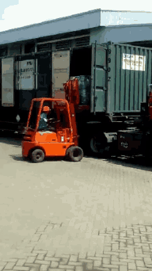 angkat kontainer kuli bekerja kerja