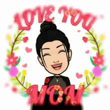 Love You Mom Mother GIF - Love You Mom Mother Mom GIFs