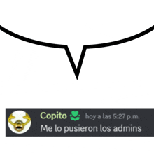 a picture of a speech bubble that says copito