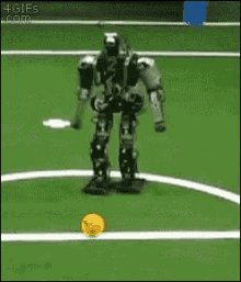 Robot Football GIF - Robot Football Funny GIFs