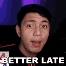 Better Late Than Never Zedelicious GIF - Better Late Than Never Zedelicious Okay Lang Malate Basta Magawa GIFs