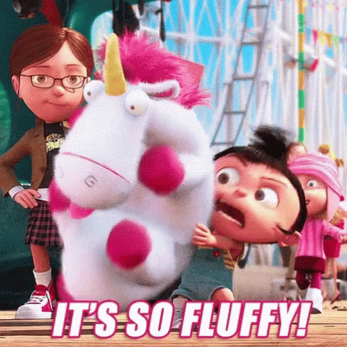 Its So Fluffy Agnes GIF - Its So Fluffy Agnes Unicorn - 发现和分享 GIF