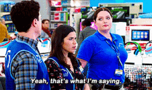superstore dina fox yeah thats what im saying thats what im saying that is what i am saying