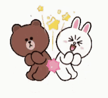 Cony And Brown Star GIF - Cony And Brown Star Friends GIFs