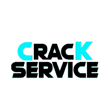 crack service logo text