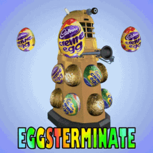 Eggsterminate Exterminate GIF