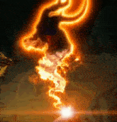a drawing of a dragon with flames coming out of its head