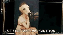 painting dogs