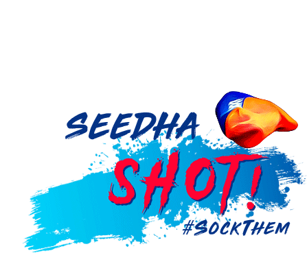 Seedha Shot Seedha Sticker - Seedha Shot Seedha Shot Stickers
